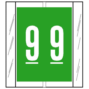 Numeric Color Code Label 1-2/3" Roll SFI 12800