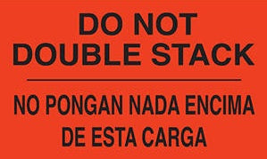 Do Not Stack Label 43571