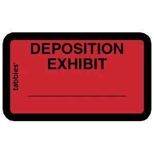 Legal Exhibit Labels