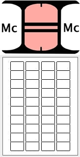 Alphabetic Color Code Label 1" Sheets Accufind© OASys™ 661