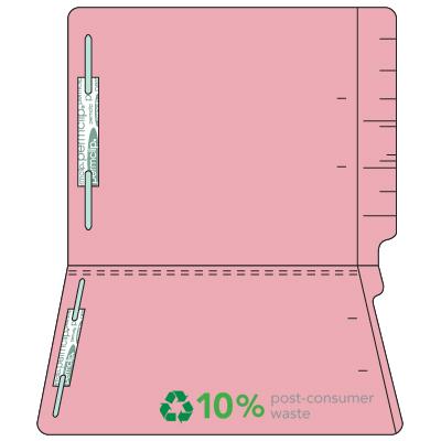 File Folders 11pt Legal Size End Tab Colored 2 Fastener