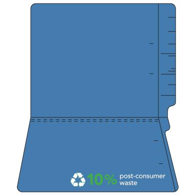 File Folders 11pt Legal Size End Tab No Fasteners