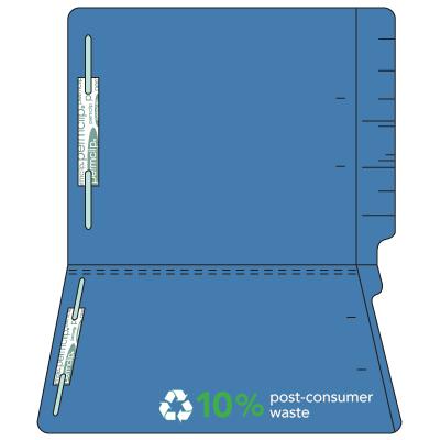 File Folders 11pt Legal Size End Tab Colored 2 Fastener