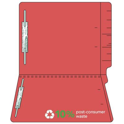 11pt Colored End Tab File Folders-Fas #1&3