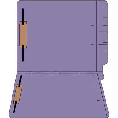 File Folders 11pt Legal Size End Tab Colored 2 Fastener