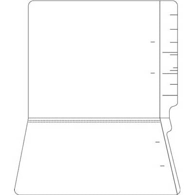 11pt Colored End Tab File Folders-No Fasteners