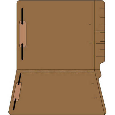 File Folders 11pt Legal Size End Tab Colored 2 Fastener