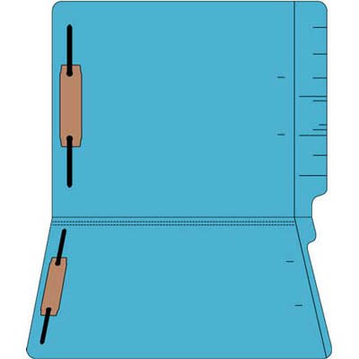 File Folders 11pt Legal Size End Tab Colored 2 Fastener