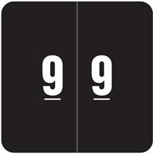 Numeric Color Code Label 1-1/2" Roll Smead DCC SDNM