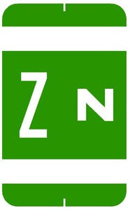 Alphabetic Color Code Label 1-5/8" Pack Smead ACC 71820 SMPK