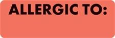 Allergy Label MAP3240