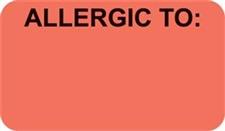 Allergy Label MAP3390
