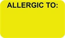 Allergy Label MAP4910