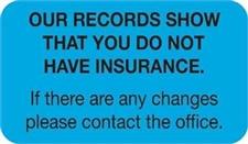 Insurance Patient Responsibility Label MAP5640