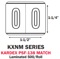 Numeric Labels-Kardex™ PSF-138