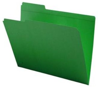 Top Tab File Folder 1/3 Cut Assorted 2 Ply Colored