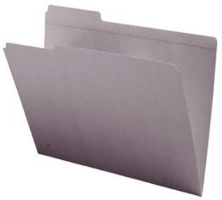 Top Tab File Folder 1/3 Cut Assorted 2 Ply Colored