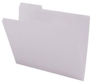 Top Tab File Folder 1/3 Cut Assorted 2 Ply Colored