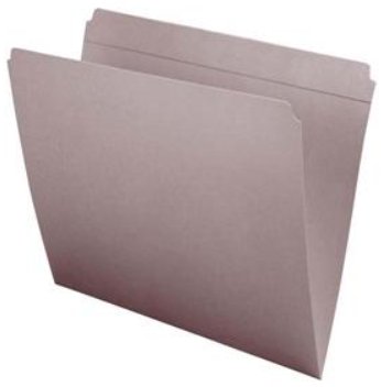 Top Tab File Folder Straight Cut Assorted 2 Ply Colored
