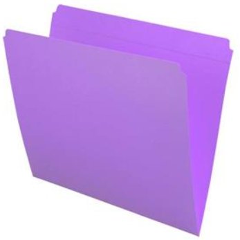 Top Tab File Folder Straight Cut Assorted 2 Ply Colored