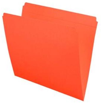 Top Tab File Folder Straight Cut Assorted 2 Ply Colored