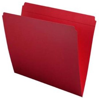 Top Tab File Folder Straight Cut Assorted 2 Ply Colored