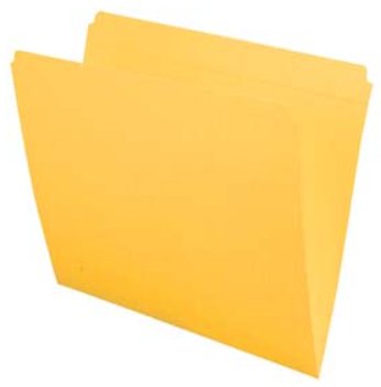 Top Tab File Folder Straight Cut Assorted 2 Ply Colored