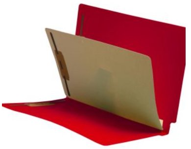 Classification Folders-End Tab-Colored-Economy-1 DIV