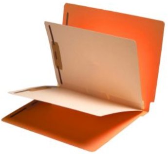 Classification Folders-End Tab-Colored-Economy-2 DIV