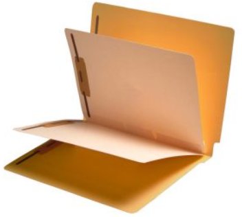 Classification Folders-End Tab-Colored-Economy-2 DIV