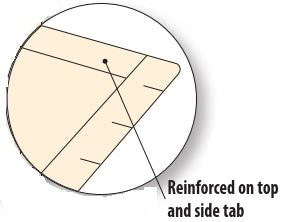 Classification Folders-End Tab-Manila-2 DIV