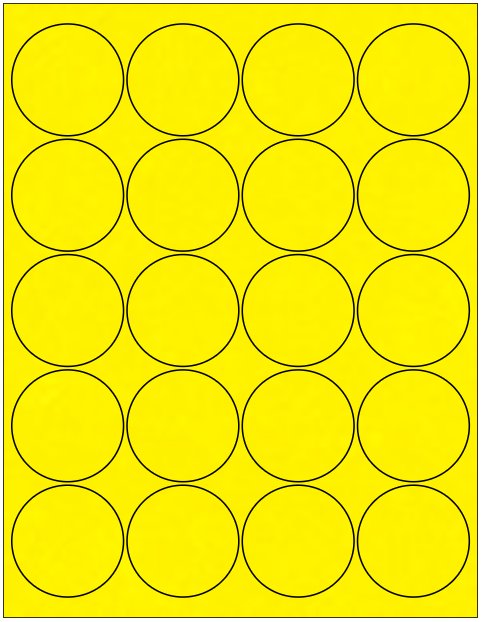 Round Laser/Inkjet Sheet Labels