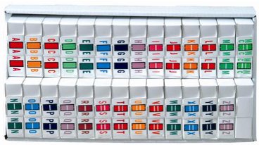 Alphabetic Labels Desktop Roll Kit-Smead BCCR/BCCS TPAM Series