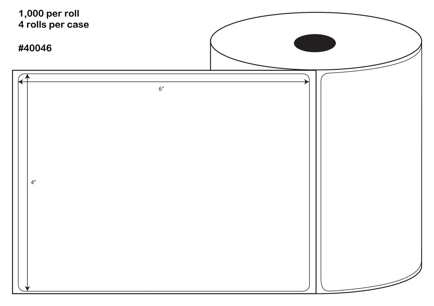 Direct Thermal Blank Labels