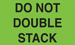 Do Not Stack Label 43512