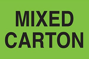 Mixed Carton Label 43532