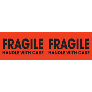 Fragile Handle With Care Label 43578