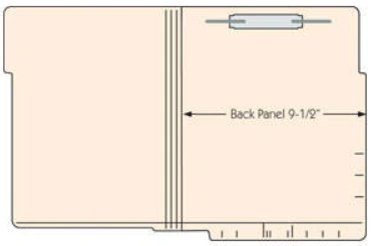 File Folder Side Panel File Folder 11pt Letter Combo Top/Side Tab – ISSI Filing