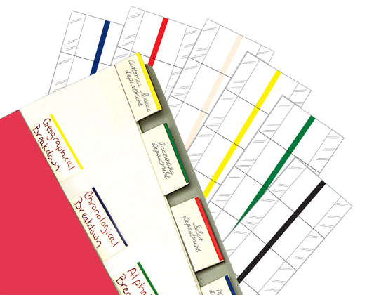 Erasable Write On Index Tabs