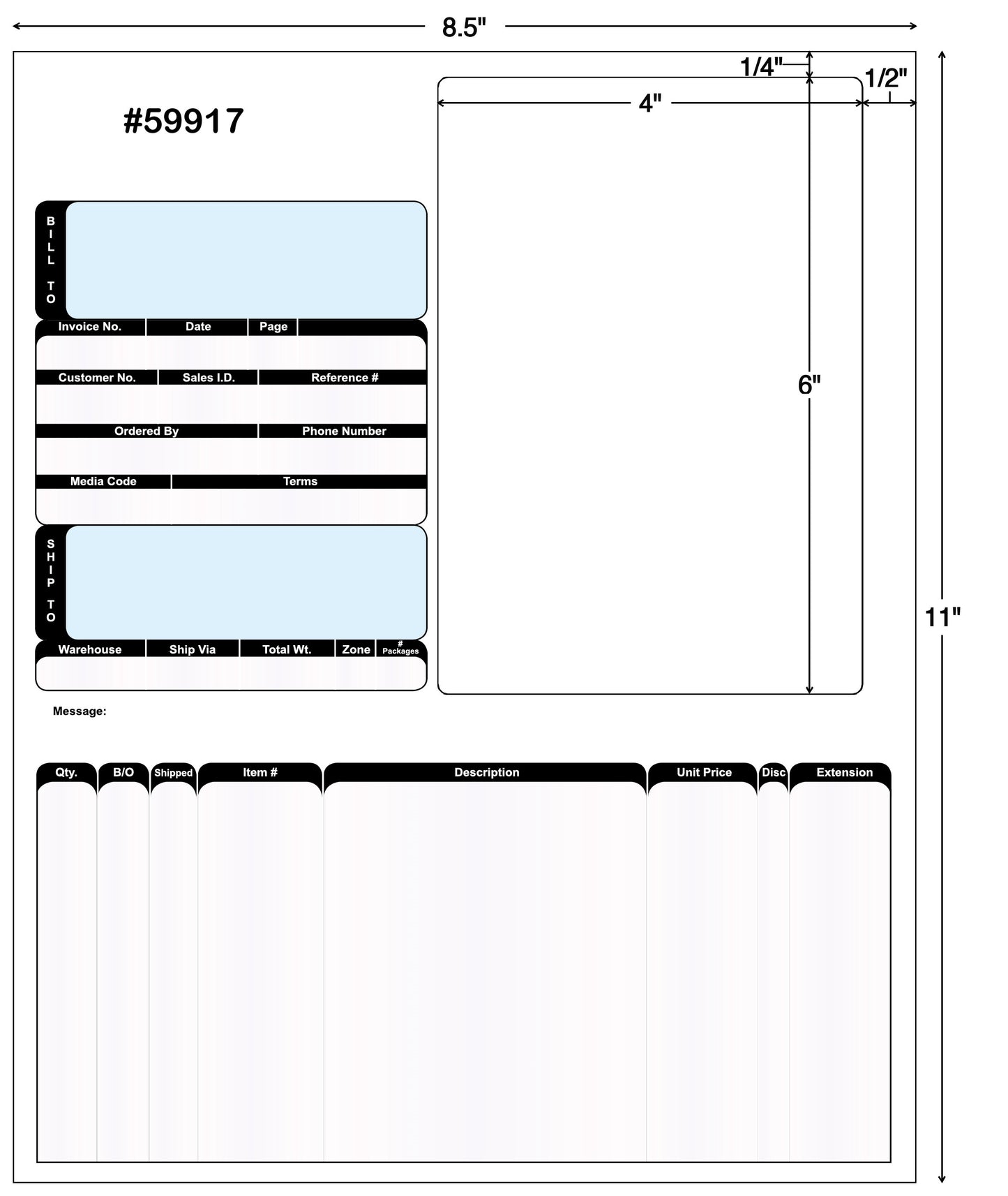 Integrated Label Forms