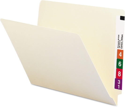 File Folder 14pt Letter Manila 1ply End Tab 1 Fastener
