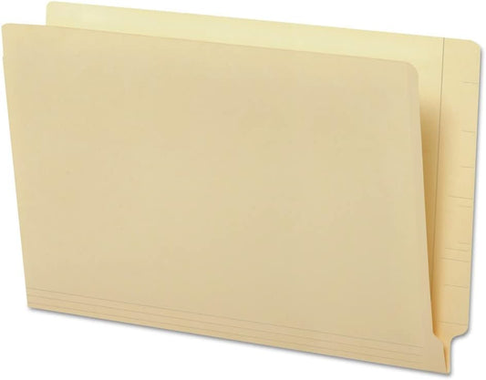 File Folder 11pt Legal Size Manila 2ply End Tab No Fasteners