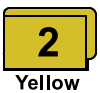 Classification Folders-End Tab-Colored Pressboard-2 DIV