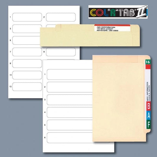 COL-R-TAB II REFILL LABELS