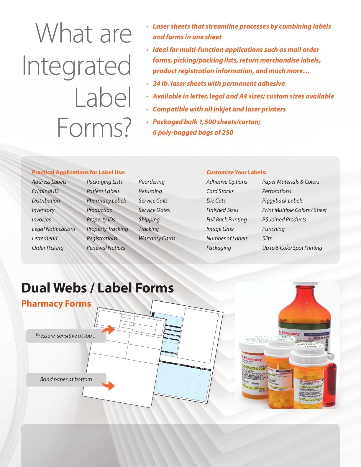 Integrated Label Forms