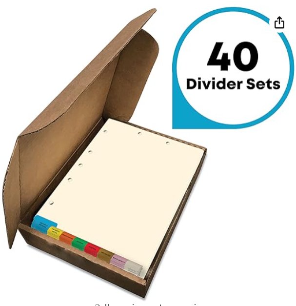 Patient Chart Index Divider Sets – ISSI Filing