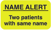 Medical Alert Label MAP1050