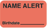 Medical Alert Label MAP1180