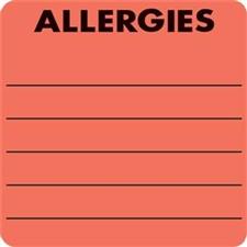 Allergy Label MAP3220