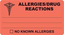 Allergy Label MAP327